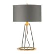 ELSTEAD Ferrara FERRARA-TL-GPG Table Lamp - Grey and Polished Gold