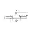 CANDELLUX 2245614 SH-06 WH MR16 BIAŁY oczko sufitowe lampa sufitowa HERMETYCZNA IP65 odporna na wilgoć