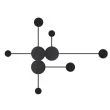 Step into design MW1133-90 Lampa ścienna CLEX - 6 LED czarna 89 cm