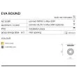 AZZARDO NC1519R-CH / AZ1458 Eva Round (chrome) Oczko sufitowe