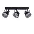 CANDELLUX 93-13316 CRAZY LAMPA SUFITOWA LISTWA CZARNY 3X15W GU10 KLOSZ BEZBARWNY