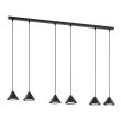 EMIBIG 1330/6 LAMPA WISZĄCA ELIT 6 BLACK