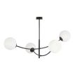 EMIBIG 1102/4 LAMPA SUFITOWA HUNTER 4 BLACK/OPAL