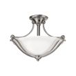 ELSTEAD BOLLA HK/BOLLA/SF 2Lt Semi-Flush