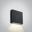 ONE LIGHT 68074A/B/W Stavri czarny wpust ścienny LED 3000K 2W 700mA IP65