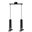 CANDELLUX 32-78650 TUBA LAMPA WISZĄCA 2X50W GU10 6/30 CZARNY