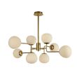 MAYTONI MOD221-PL-08-G Modern Erich Chandelier Brass