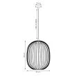 EMIBIG 1699/1 MANTRA 1 BLACK Lampa wisząca