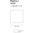 MAXLIGHT MATRIX I oprawa halogenowa H0048