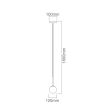 OPEN DESIGN OR80087 Bao I Gold IP44