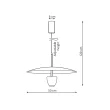 LIGHT PRESTIGE LP-0408/1P L BK Lampa wisząca Ufo L czarna LED CCT