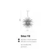 AZZARDO AZ2121 Sirius Stick 110 (copper)