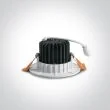 ONE LIGHT 10107CA/W/C Gudi biała oprawa typu downlight do wbudowania LED 4000K 7W