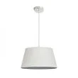 RENDL R13360 BUCKY 40 wisząca biała/szara metal 230V E27 28W