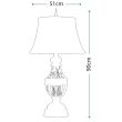 ELSTEAD AUGUSTINE FE/AUGUSTINE TL 1Lt Table Lamp