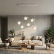 EMIBIG 1759/6 FLORA 6 WHITE OPAL Lampa wisząca