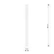 EMIBIG TECNO 1L WHITE Lampa sufitowa 1317/1L