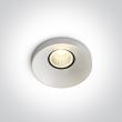 ONE LIGHT 10108R/W/W Skalia biały wpust COB LED 3000K 8W