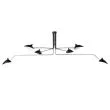 Step into Design P8706 Lampa wisząca CRANE-6P czarna 280 cm