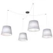 EMIBIG 1424/4 ASCOT 4 GRAY lampa wisząca