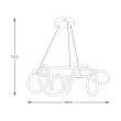 ZUMALINE 20006PL-BK BALBO LAMPA WISZĄCA CZARNA/BLACK