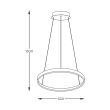 ZUMALINE 2023201-BK60 BRENO LAMPA WISZĄCA CZARNA/BLACK