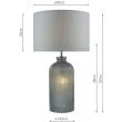 DAR PAM4239 PAMPLONA TL DUAL LIGHT GREY GLASS CW SHD