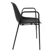 KING HOME 292-CPP4.BLACK Krzesło RESOL ARM czarne