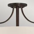 ELSTEAD CHANTILLY QZ/CHANTILLY/SF3 3Lt Semi-Flush