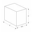 CANDELLUX 21-32300 Nerium lampa ogrodowa elewacyjna kostka krótka 9,2x8cm czarny 1x35W GU10 IP44