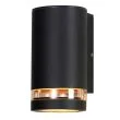 CANDELLUX 21-32393 Senecio lampa ogrodowa elewacyjna tuba+ring 10,5x16,5cm czarny 1x35W GU10 IP44