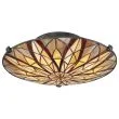ELSTEAD Victory QZ-VICTORY-SF Tiffany Semi-Flush