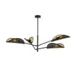 EMIBIG 1158/4 LAMPA SUFITOWA VENE 4 BLACK/GOLD