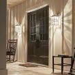 ELSTEAD Beacon Square KL-BEACON-SQUARE-M-WHT 1 Light Wall Lantern