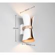 TRIO COAT 218600231 lampa ścienna