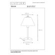 LUCIDE TOUCH 12561/21/12 LAMPA STOJĄCA - STOŁOWA