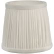 DAR ULY0515 ULYANA PLEATED SHADE 14CM IVORY