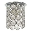 CANDELLUX 2203973 OPRAWA STROPOWA DEKORACYJNA SK-73 CH/TR G9 CHROM 1X40W G9 KRYSZTAŁ TRANSPARENT