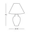 Austrolux 0014.73 Giardino Lampa stołowa
