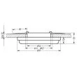 CANDELLUX 2240299 OPRAWA STROPOWA STAŁA OKRĄGŁA SAK-03 AL/TR 5W LED COB 230V SZKŁO AKRYLOWE BEZBAR