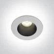 ONE LIGHT 10108D1/W/W Warwara biały wpust COB LED 3000K 8W dark light
