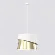 EMIBIG 1710/1 CANVA 1 WHITE GOLD Lampa wisząca