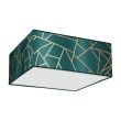MILAGRO MLP7575 Lampa sufitowa ZIGGY GREEN Gold/Bottle green 3xE27