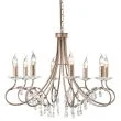 ELSTEAD CHRISTINA CRT8 SILVER/GOLD 8Lt Chandelier/Semi-Flush