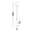LUCES EXCLUSIVAS LE61643 ACATLAN lampa wisząca