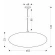 CANDELLUX STUDIO 31-42002 lampa wisząca CAFEE