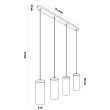 Hellux 8533419 Lampa BARREL 4