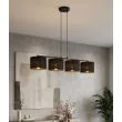 EMIBIG 1655/4 ECO 4 BL BLACK LAMPA WISZĄCA