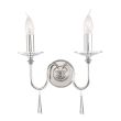 ELSTEAD FINSBURY PARK FP2 POL NICKEL 2Lt Wall Light