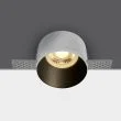 ONE LIGHT 10105TR/B Potamos czarny wpust z oprawką GU10 MR16 50W dark light